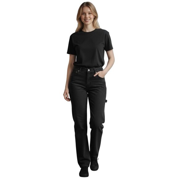 Dickies Womens Black Work Pants Size 11/12 - Picture 1 of 8